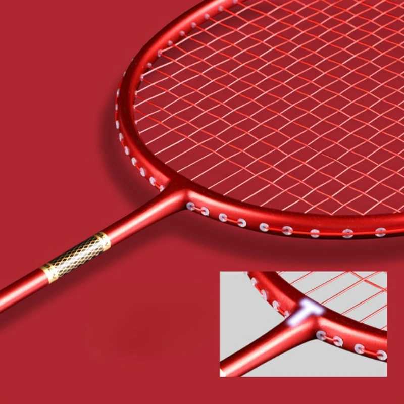 Ultralight professional 5U badminton racket carbon fiber badminton racket sports competition training racket up to 32 poundsW241221