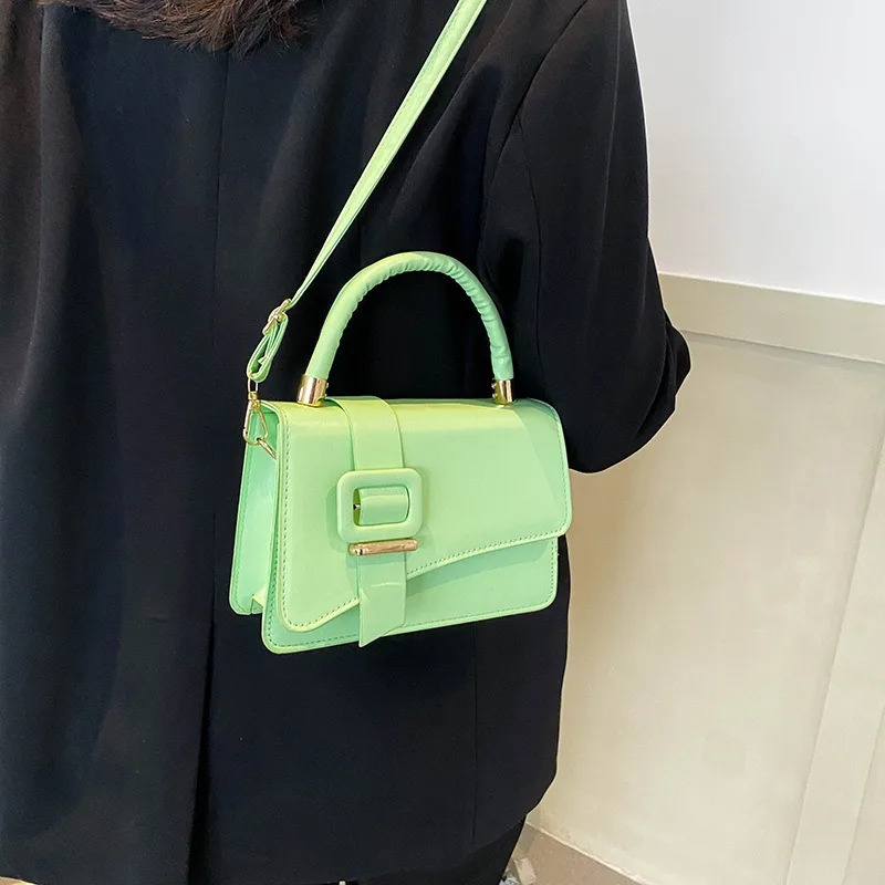 leisure New Korean Designer Cross body Multi functional Handbag Simple trend Fashion Shoulder Bag Texture Small Square Bag