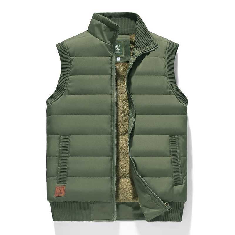 Mens Plus Size Clothing Winter Jackets Sleeveless Waterproof Coat Fashion Large Size 8xl Male Warm Waistcoat Fleece Vest MenXJ241221