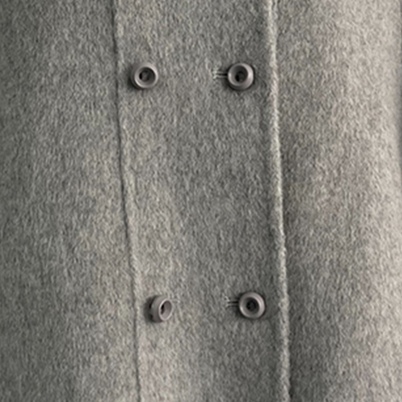 Women New Chic Fashion Two-tone wool coat Jacket Coat Vintage Long Sleeve Female Outerwear Chic Overshirt