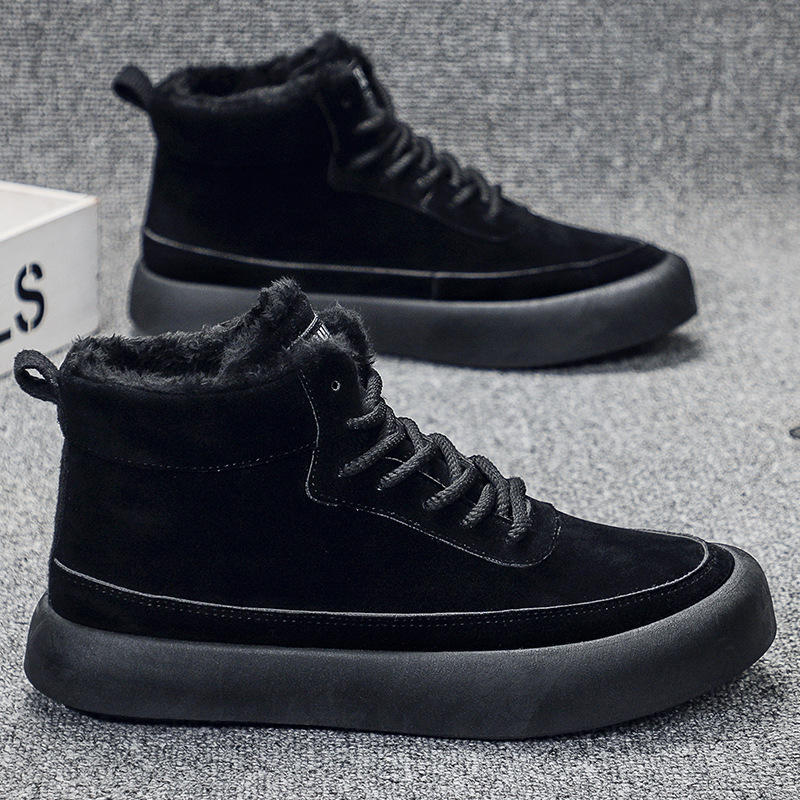 designer boot 2024 Winter New fashion Men's Snow Boots With Velvet Thickened Men's Shoes Warm high quality Cotton Shoes Men's Large Cas