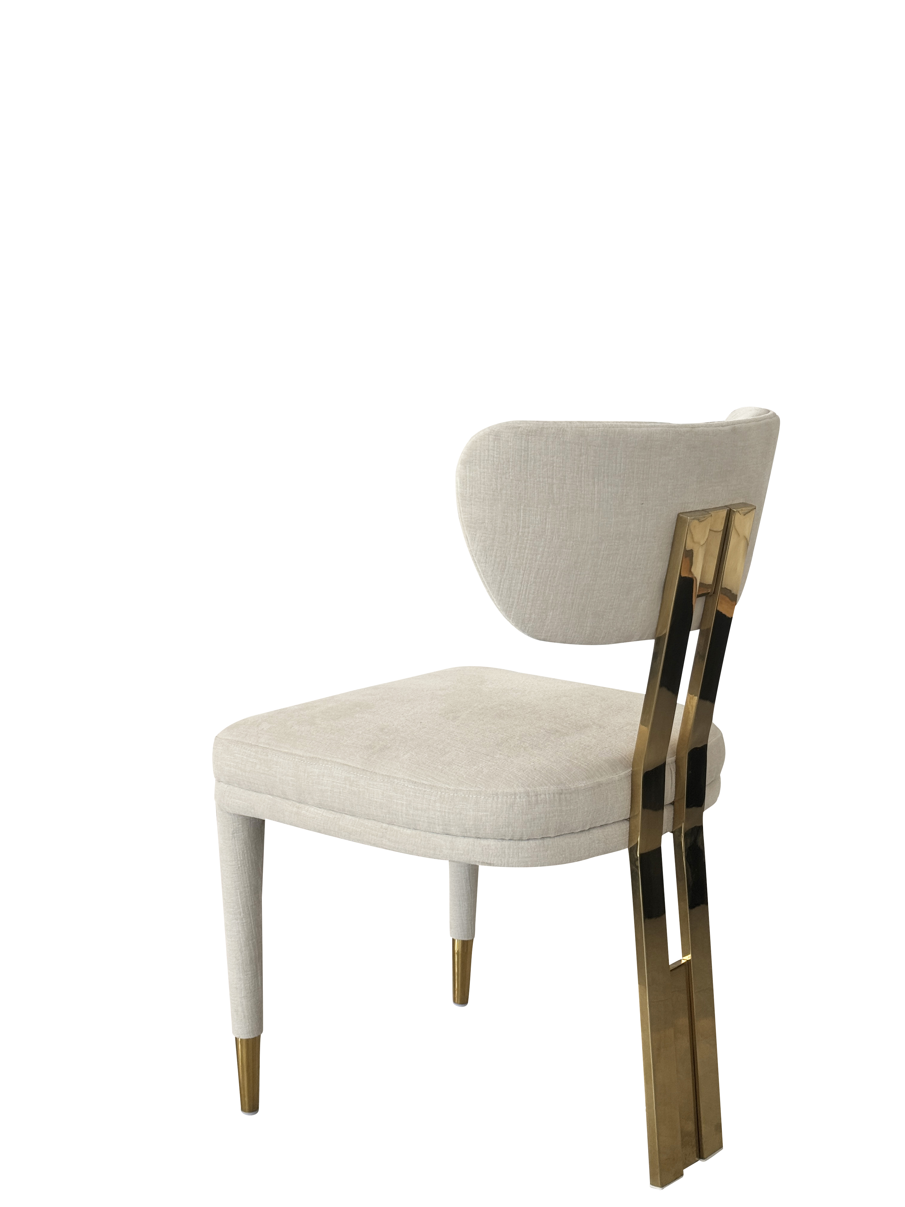 Atelier Dining chair - Beige and Gold