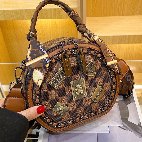 Free Shipping Free Shipping Single Shoulder Bag For Women Round Printing Handbag Single Shoulder Crossbody Bag Designer Bag Luxury Bag Tote Bag