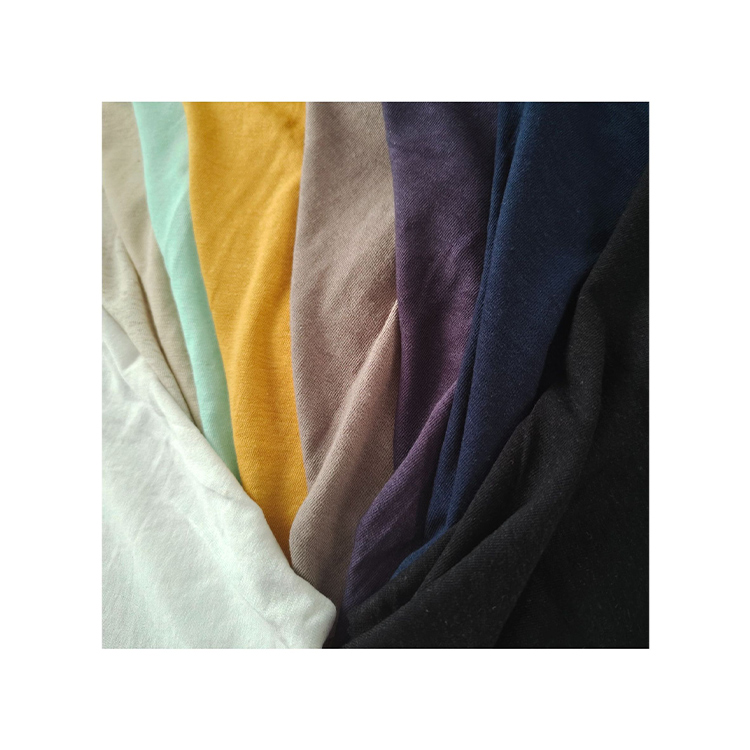 Breathable Knitted Fabric with Linen and Artificial Silk for Comfortable Clothing