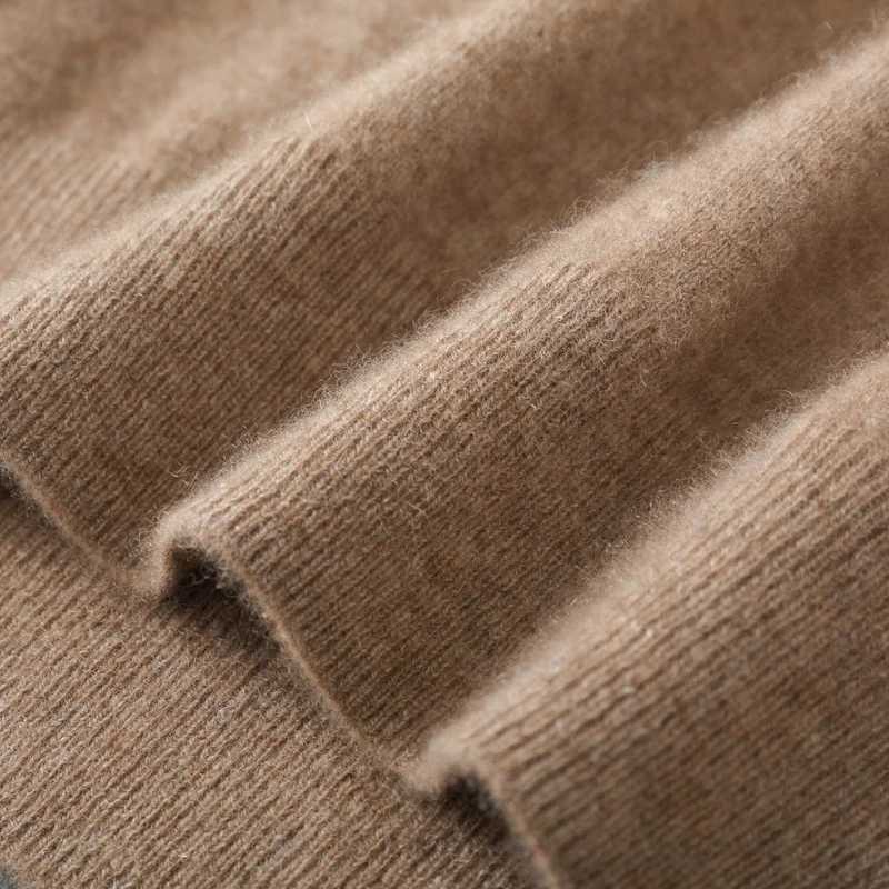 Mens Sweater Vest 100% Merino Wool camisole Spring Autumn New Style V-Neck Knitted Pullover Vest Casual Solid Color MenswearXJ241221