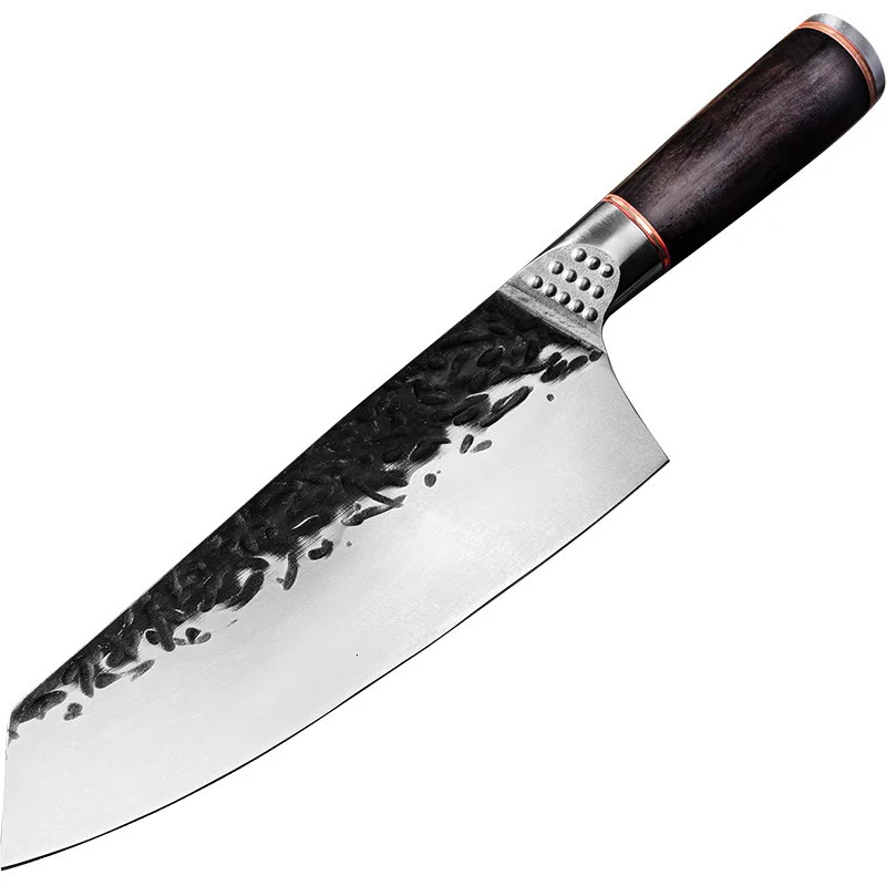 Japanese chef knife hand forged Kiritsuke kitchen knife stainless steel knife for meat fruits fish vegetables butcher knife 241220