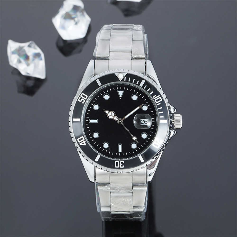 2024 New 40mm RX Mens Watch Movement Full Stainless Steel Watches Luminous Waterproof Mirror AAA Automatic Quartz Wristwatch Montre Clocks Free Ship