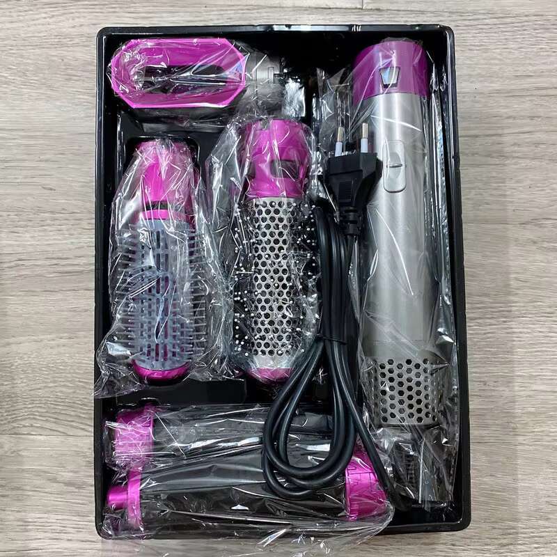 shanshi Wholesale multi-functional set dry straight 3 in 1 automatic curg iron hair salon styg hot air comb