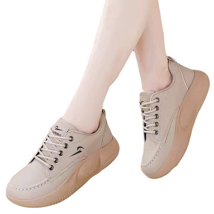 2025 free shipping Men's Shoe Breathable Thick Soled Casual Sneakers Outdoor Running Four Seasons New Tennis Men Soft Soles Comfort Male Sneakers