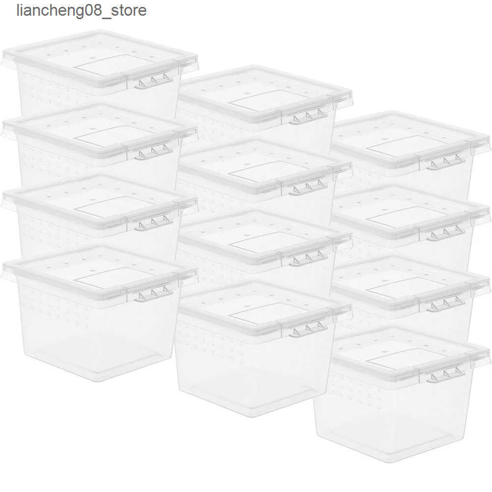 Other Pet Supplies 20 animal pet feeding boxes wolf spider shells lizards multi-purpose cages incubators jumping spiders transparent geckos jars L2409