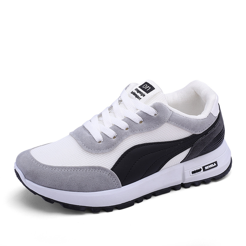 Men's Shoe Breathable Thick Soled Casual Sneakers Outdoor Running Four Seasons New Tennis Men Soft Road Running Shoes Student Casual Shoe