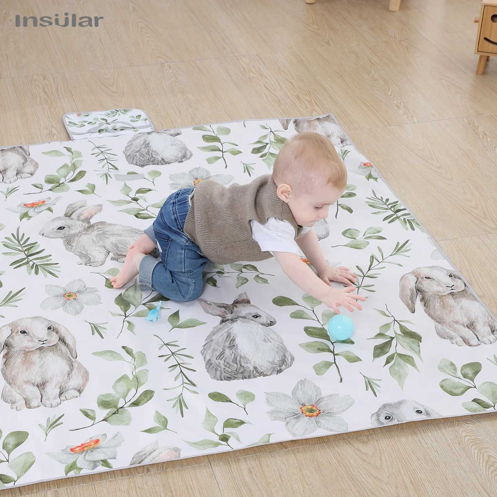 Folding baby game mat anti slip and durable educational childrens carpet climbing mat childrens activity game in kindergarten W241221
