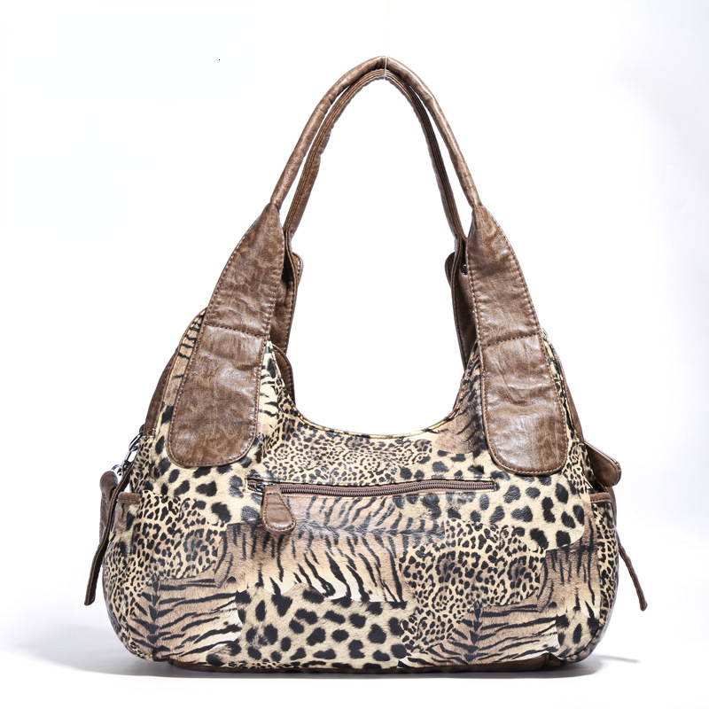 Designer Brand Fashion Women's Shoulder Underarm Crossbody Bag Leopard Print Handbag Large Capacity Hot Sale Free Shipping