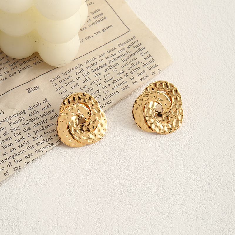 Stud Gold Diamond Black Green Medium Large Filigree Embellished Women Casual Wedding Mid Affordable Ear Studs