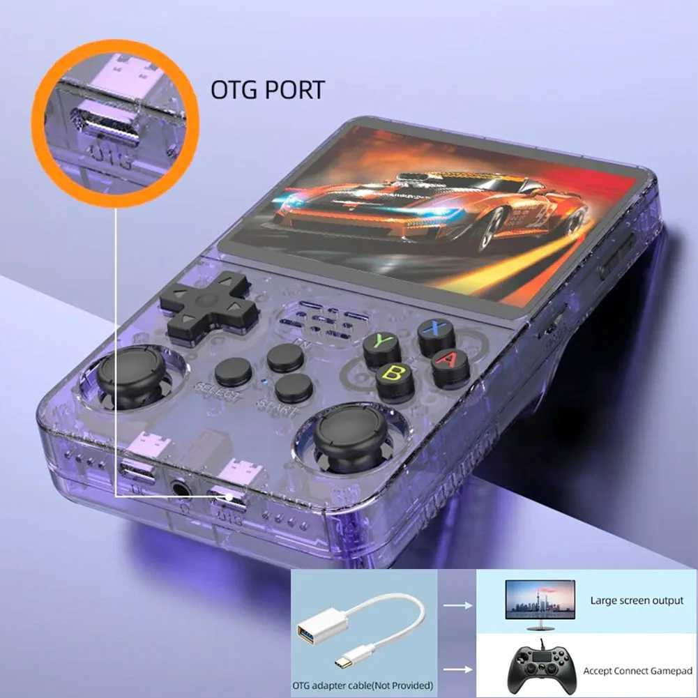 R36S Handheld Game Console 3.5 Inch IPS Sn Retro Game Console Linux System Sn Portable Pocket Video Player Z241219