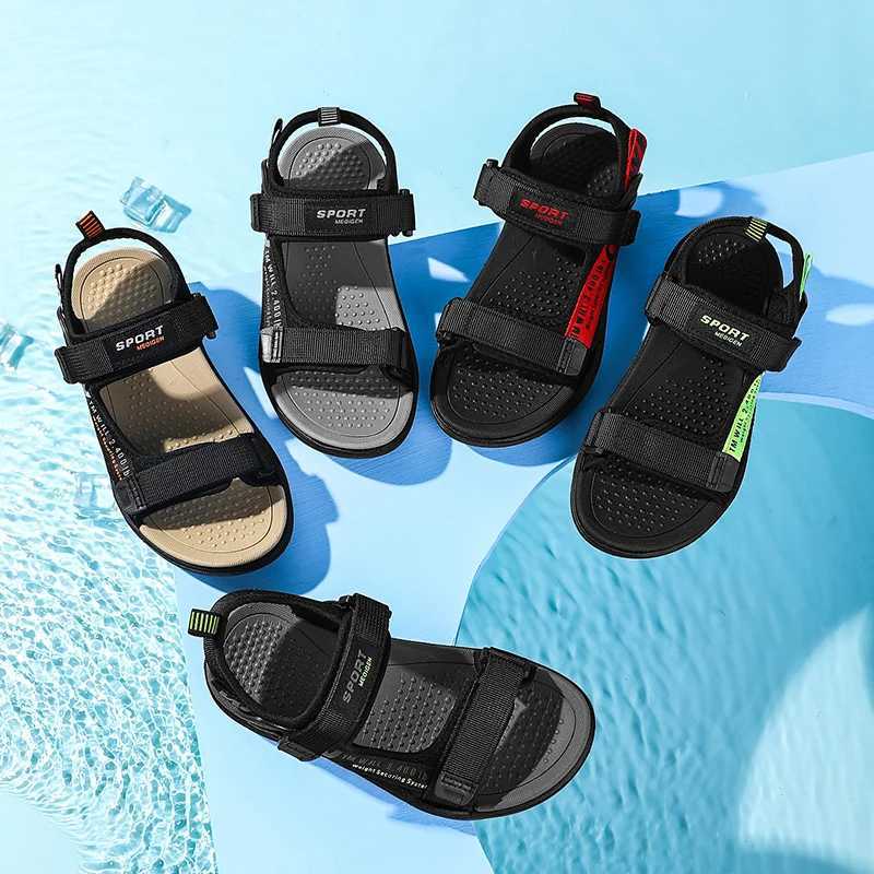 Sneakers Childrens sandals girls summer beach sandals new anti slip bottom breathable boys outdoor sandals lightweight childrens shoes H241221