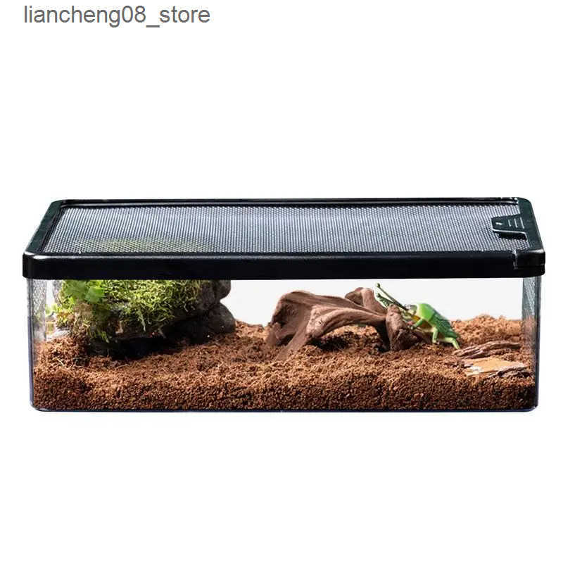 Other Pet Supplies Reptile Breeding Box Acrylic Spider Lizard Shell Insect Feeding Box Reptile Feeding Box Reptile Feeding Box L240910