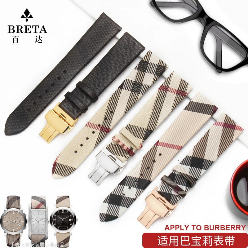 PUBack cowhide Bracelet for BU1938 BU1390 women watchband watch strap 12 14 16 18 20mm 22mm wristwatches band watch belt 241220