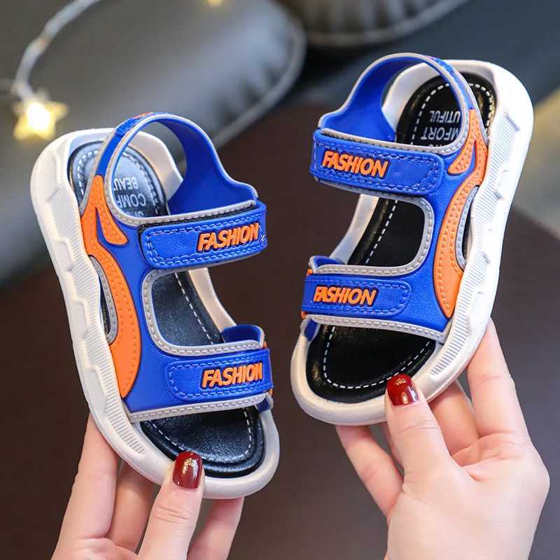 Sneakers Fashion Baby Sandals Summer Baby Girls Shoes Soft Sole Non-slip Boys Sandals Toddler Kids Beach Shoes 2-10 Years H241221