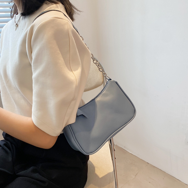 Spring New Casual Simple Western Designer Fashion Chain Small Women s Shoulder Bag Trendy Crossbody Bag bag