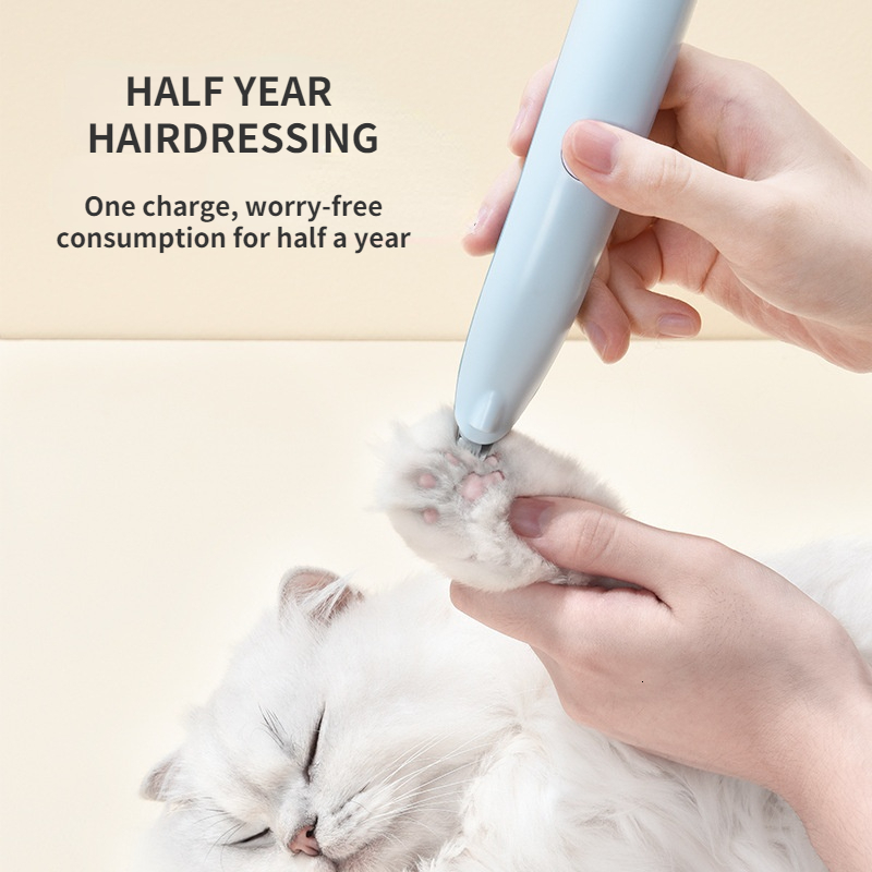 Pet Shaver Rechargeable Dog Cat Electric Clipper Trimmer Hair Remover Supplies 360° No Dead Ends