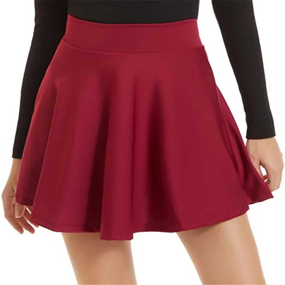 Summer Womens style Sexy pleated skirt Mini skirt Womens Fashion A-line vintage high-waisted skirtXJ241221