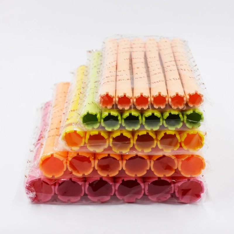 18pcs/set Extra Long Hair Rollers with Rubber Bands Cold Perm Rods Hair Root Curler Bars Clip Curling Hairdressing Supplies 1546 241220