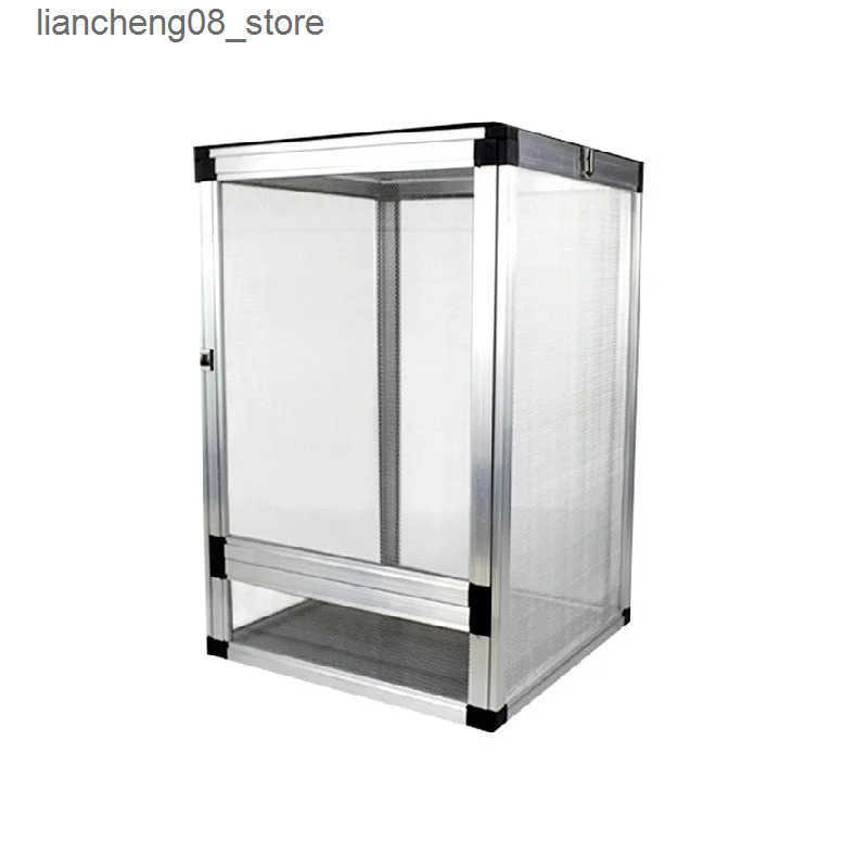 Other Pet Supplies Low price medium-sized aluminum alloy reptile cage net Terrarium for chameleon snakes L240910