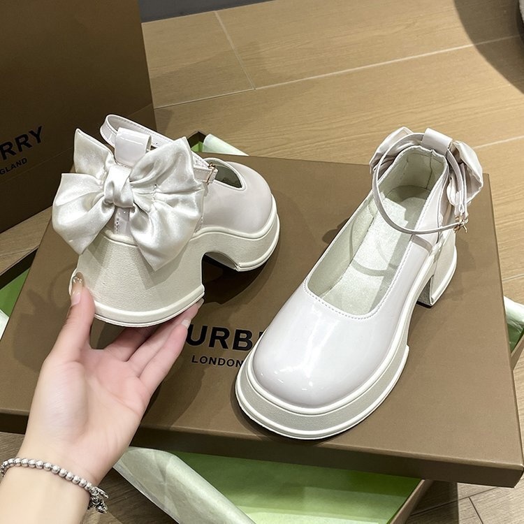 Pearl Buckle Ddmywed Mary Jane For Women In Spring And Summer New Matching Skirts High Heels Business Banquets S Shoes Chinese Brand F Ddmysaturn