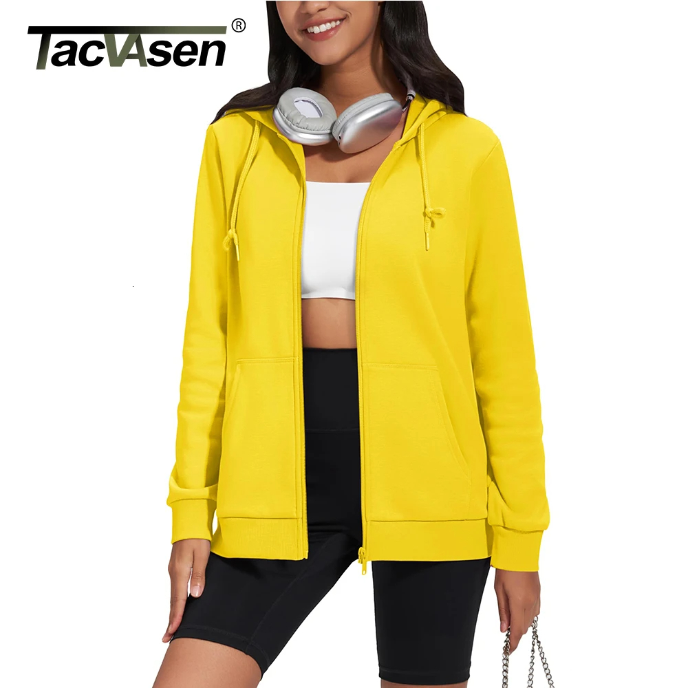 Tacvasen Spring Fleece Ing Spethirts Womens French Long Hoodies Full Zip Up Gia…