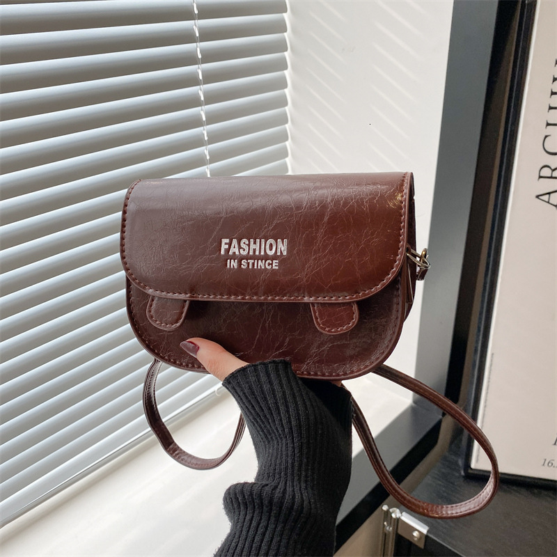 Saddle burst pattern crossbody bag new casual simple fashion new single shoulder bag trendy designer Western single shoulder women s bag bag