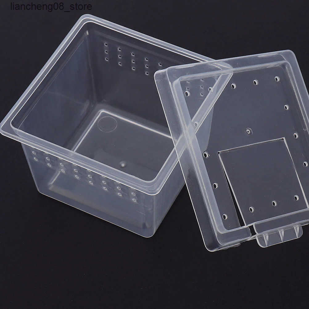 Other Pet Supplies 20 animal pet feeding boxes wolf spider shells lizards multi-purpose cages incubators jumping spiders transparent geckos jars L2409