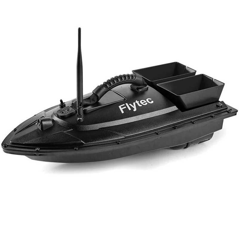 Fish bait boat 500m Rote Control fish bait boat dual motor fish bait machine 1.5KG loading D light for fishing tools W241221