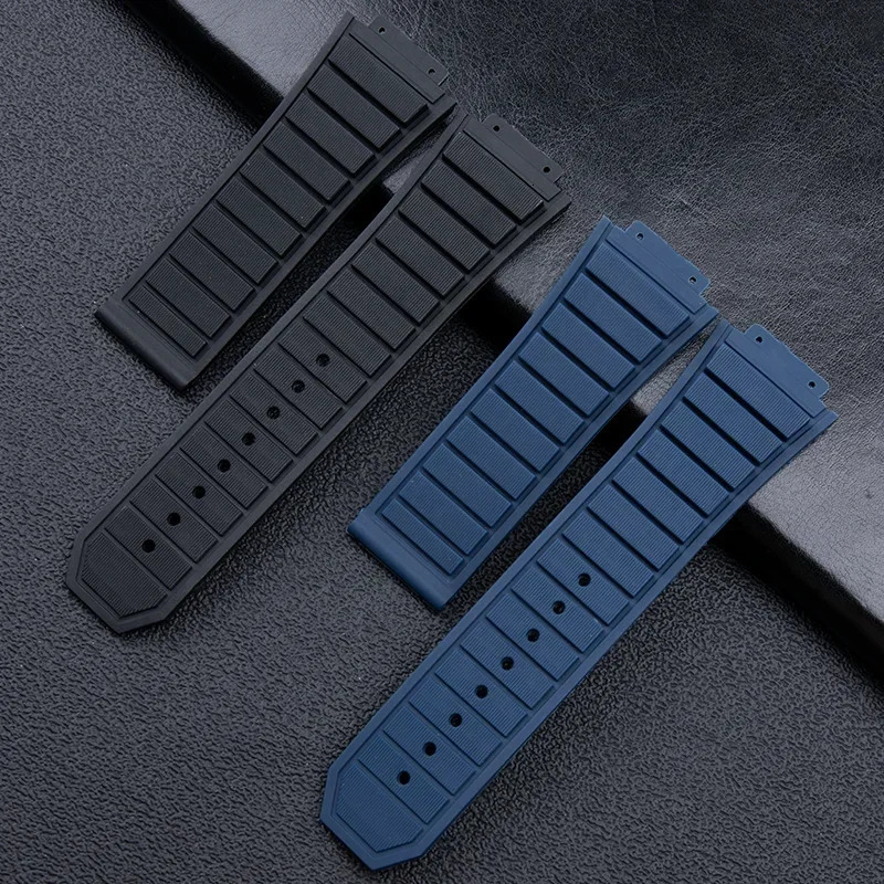 29x19mm Soft Nature Big Wrist Watchband For Strap King Power Series Watch Band Mens Waterproof Bracelet Watch Accessorie 241220