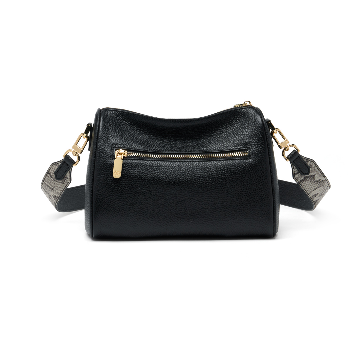 ZOOLER Animal Pattern Genuine Leather Women Crossbody Original Single Shoulder Bag Silk Girls Purses Black New #Yc323