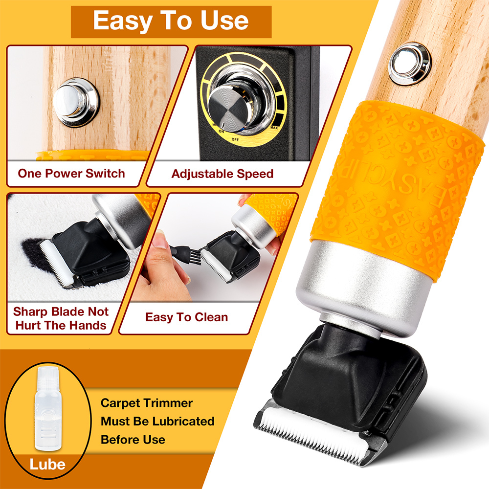 200W 110V-220V Carpet Trimmer, Animal Tufted Electric Scissors, Home Pet Hair Clipper Set, Tools