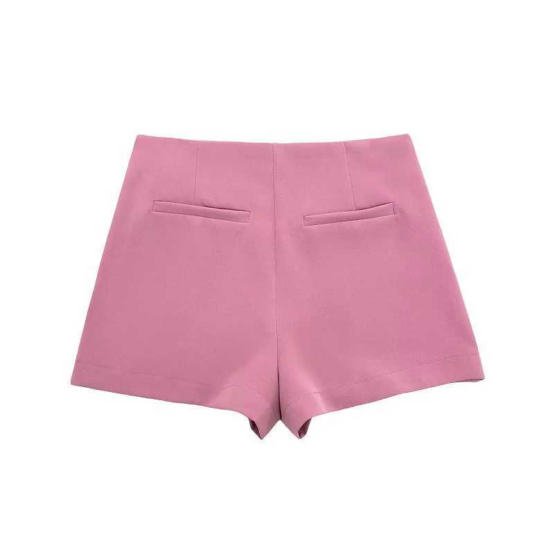 TR Womens Skirt Shorts 2024 Autumn Ladies Fashion Casual High Waist Ele Beige Black Brown Pink Zip Up Skirt Pants FeXJ241221