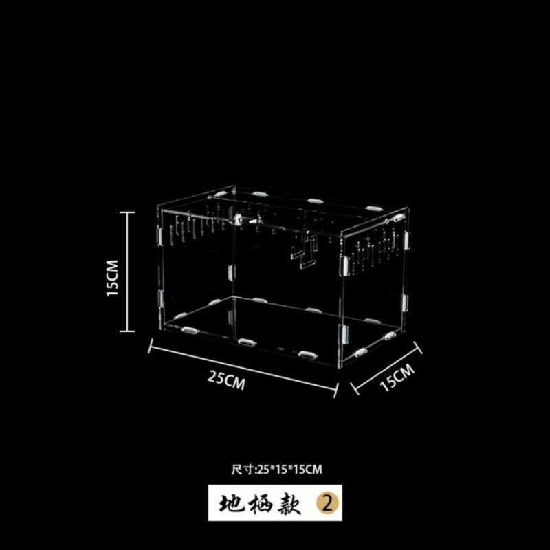 Other Pet Supplies Crawling pet acrylic feeding box Crawler feeding box Lizard guarding palace Scorpion Spider Corn Snake Assembly L240910
