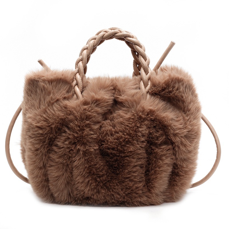 New Wrinkle Cloud Plush Handbag Autumn Winter New Designer Multi leisure functional trend Design Sense Shoulder Crossbody Bag