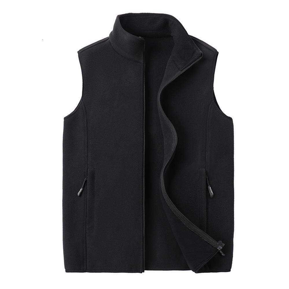 Autumn Fashion Plus Size Male Waistcoat Fleece Men's Lamb Cashmere Warm Sleeveless Coat Men Brand Clothing Winter Vest