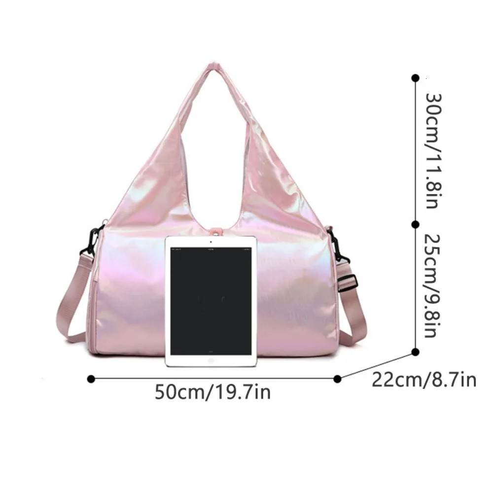 Great gloss fitness bag waterproof travel and leisure cross body bag yoga pad shoulder strap with multiple pockets sports and fitness training bag 241