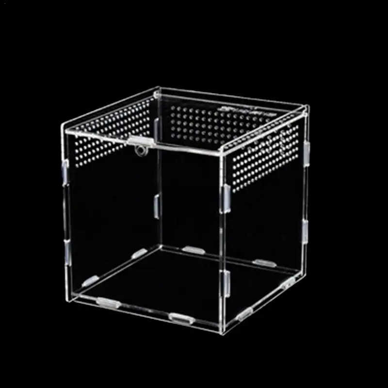 Other Pet Supplies Terrarium transparent reptile breeding carrier lightweight acrylic large feeding wolf spider habitat box L240910
