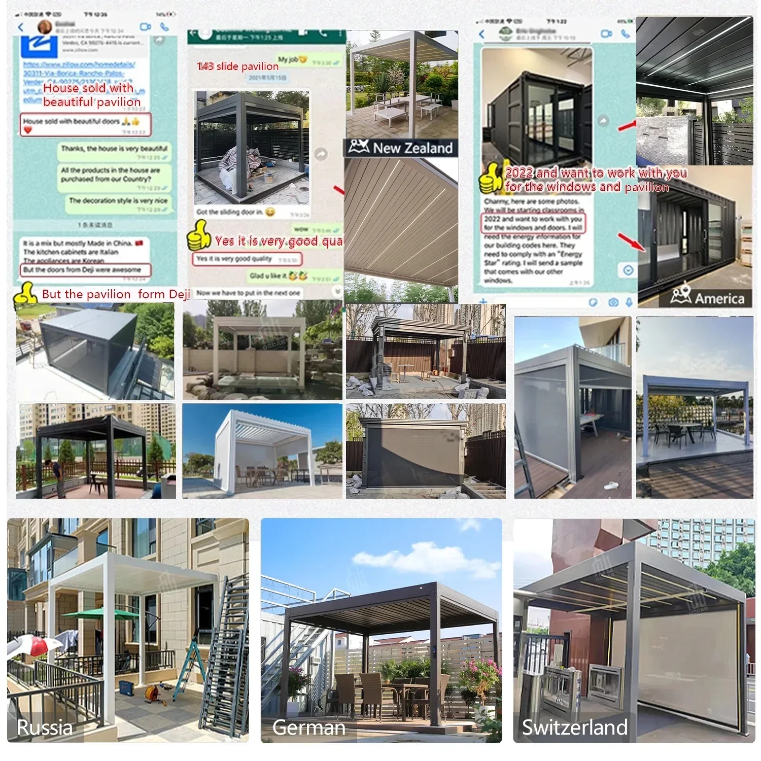 Aluminium Garden Pavilion Retractable Louvers Gazebo Electric Roof Pergola Para Exterior 6x3 m