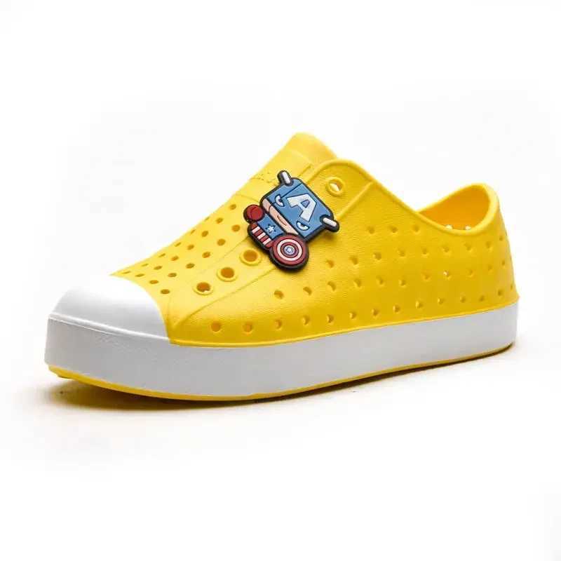 Sneakers Kids Cave Shoes Summer New Boys Girls Garden Clogs EVA Slip-On Sports Sandals Unisex Lightweight Outdoor Beach Water Shoes H241221