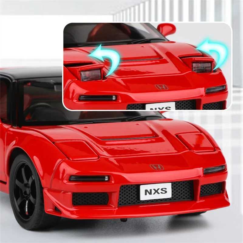 1 32 Honda Acura NSX NA1 alloy sports car model die-casting and toy car metal racing car model simulation sound light childrens giftXJ250407