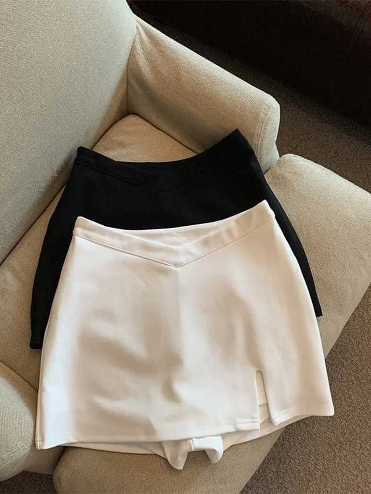 Mini Skirts Women Simple Spring Slim Sexy Popular Hotsweet High Waist Leisure Chic Streetwear Mature Temperament All-matchXJ241221