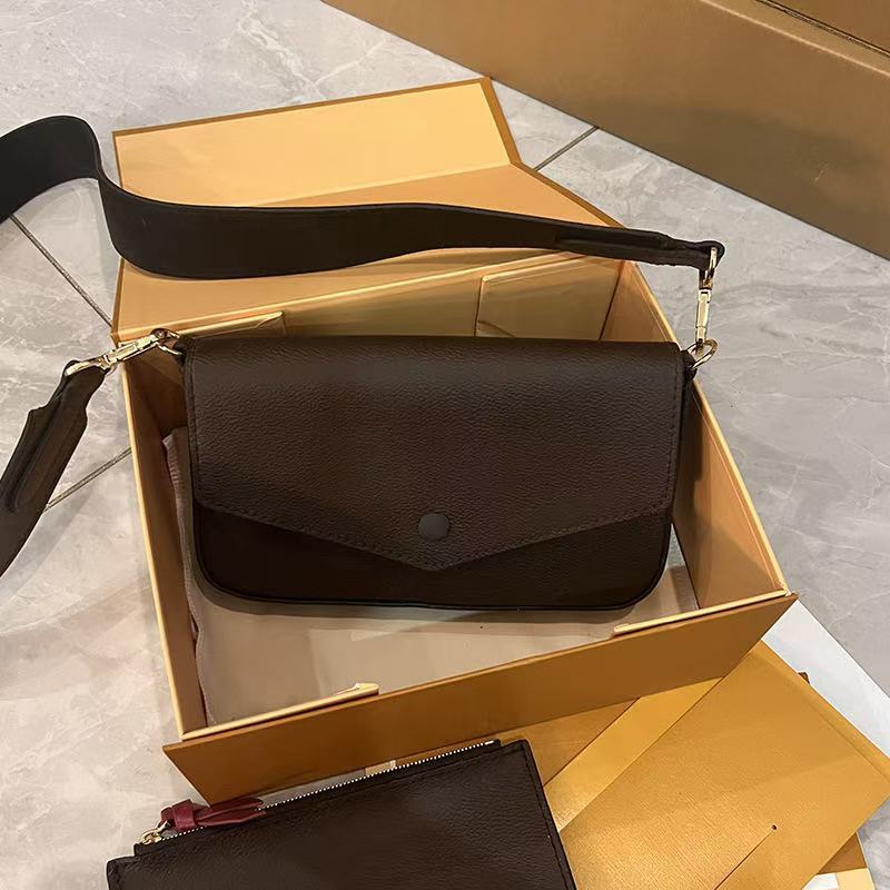 Fashion Designer Single Crossbody Women's Small Square Zero Wallet, Mobile Phone Bag, Wide Shoulder Strap Bag