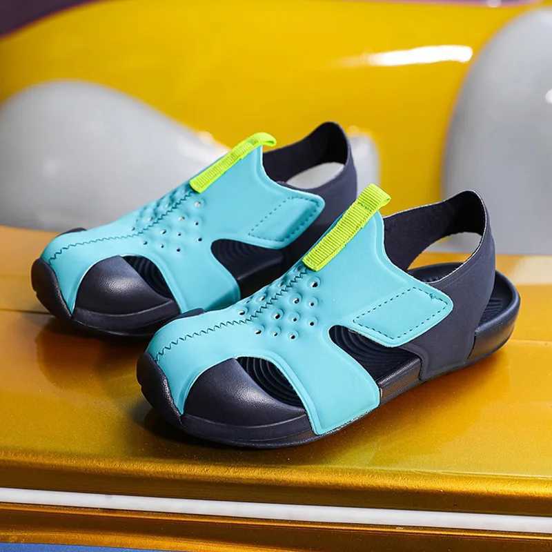 Sneakers Classic Baby Boys Sandals Summer Children Girls Beach Sandals Breathable Candy Colored Sports Sandals Preschool Baby Shoes Size 22-33 H241221