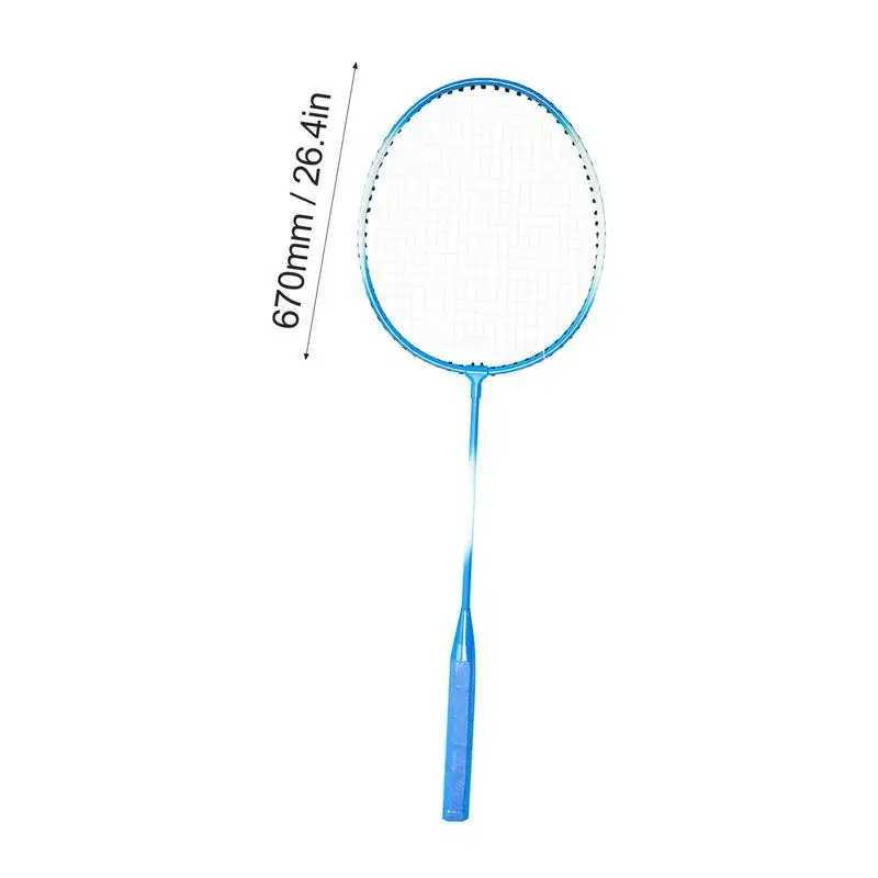 2 pieces/set of badminton rackets amateur junior badminton rackets training rackets badminton rackets sports equipment accessoriesW241221