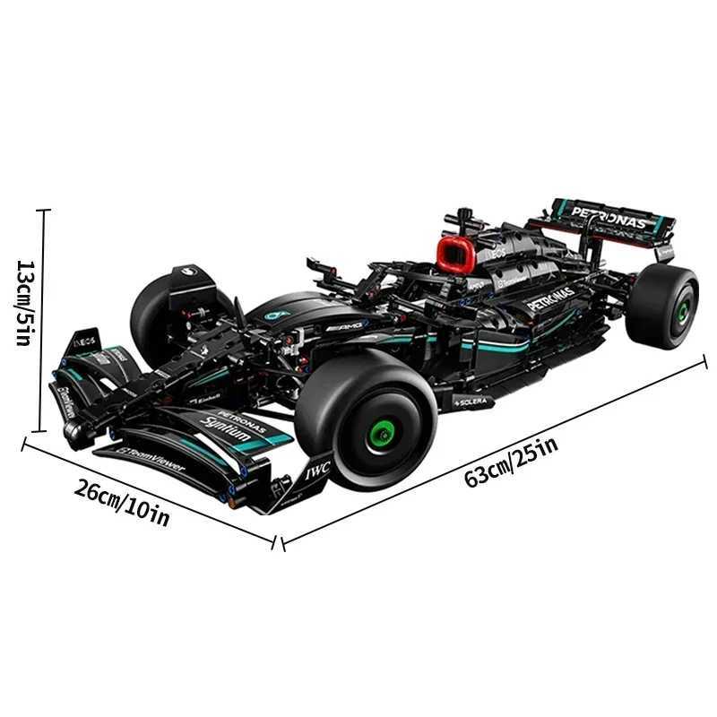 Free shipping 1642Pcs Technical F1 Performance Racing Car Model Building Blocks Set For Adults Bricks Toys Gifts Collection